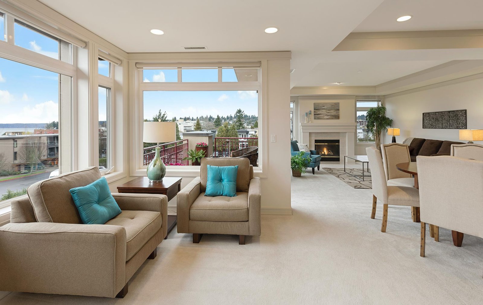 Interior de  una casa que esta en venta